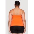 thumbnail image 5 of Womens Plus Size Seamless Ribbed V Neck Cami, 5 of 6