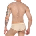 thumbnail image 2 of Combinación de chaleco hueco con cuello cuadrado y red de pesca con diamantes de imitación sexy para hombre de discoteca, 2 of 5