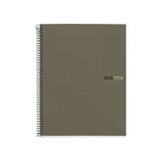 Miquelrius Recycled 4-subject Cardboard Notebook A4 8.25x11.75 - Gray