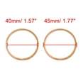 thumbnail image 2 of 2 Pcs Copper Tone Parts Washers Sealing Rings 40mm Inner Diameter for Car, 2 of 2
