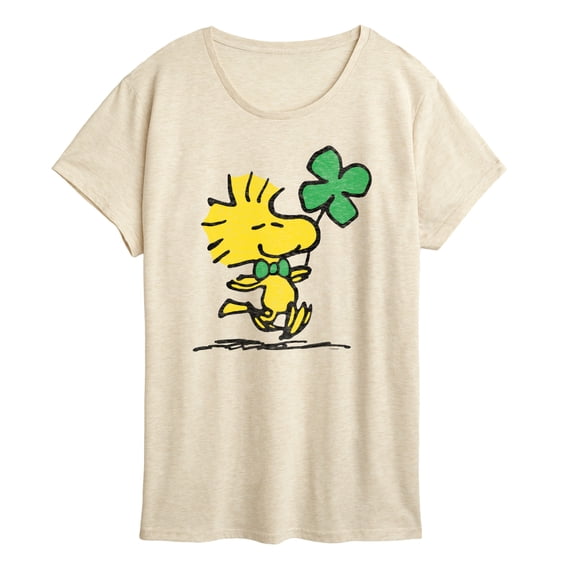 Peanuts - Woodstock and Clover - Women's Short Sleeve Graphic T-Shirt