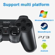 Wireless PC Gaming Controller, Dual-Vibration Steam Joystick Gamepad Controller for PC Windows 7/8/10/11