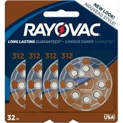 Rayovac Size 312 Ha 32pk Mercury Free
