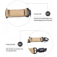 thumbnail image 6 of 1Pc Adjustable Quick Release 2 Point Strap Wear-resistant Shoulder Strap Black Labeled, 6 of 6