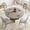 Gray, variant on EastVita Round Dining Table 47 Inch Round Dinner Table for 4 Farmhouse Kitchen Table with Wooden Pedestal Base for Home Dining Room or Living Room No Chairs-Rustic Brown