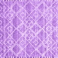 thumbnail image 1 of Ahgly Company Indoor Square Abstract Purple Contemporary Area Rugs, 5' Square, 1 of 4