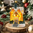 thumbnail image 6 of Christmas Decorations - Christmas Village Lighted Resin Houses - Indoor White Xmas Holiday Rustic Unique Decor for Home Table Room Farmhouse Decoration, 6 of 8