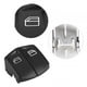 thumbnail image 1 of 2Pcs/Set Cubierta del botón del interruptor de la ventana eléctrica, Tapa del botón del interruptor derecha e izquierda Compatible con MERCEDES (Negro), 1 of 5