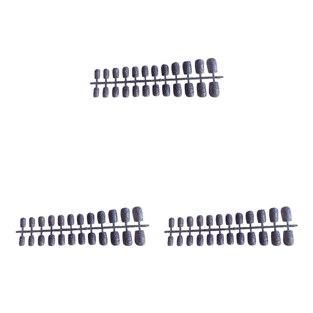 Minnieouse 24 piezas de uñas falsas puntas de uñas artificiales para mujeres niñas rosa púrpura Type1 NO1 Minnieouse CBP302062