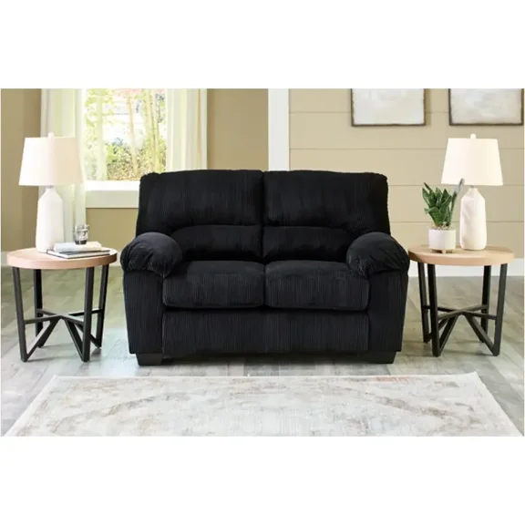 Signature Design by Ashley Furniture SimpleJoy Onyx Loveseat