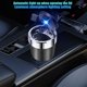 thumbnail image 4 of Cenicero automotriz con revestimiento interior de metal y tapa abierta. Cenicero automotriz con luz LED y retardante de llama. Cenicero automotriz de metal., 4 of 7