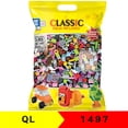 thumbnail image 3 of Zhegao QL1493 QL1496 QL1497 free assembly creative basic pieces small particles children‘s educational building blocks, 3 of 3