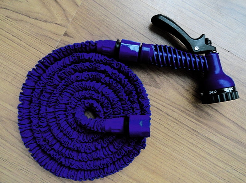 Outgeek Garden Hoses 50 Feet with Spray Gun & 2 Nozzles Blue Car Wash Pipe Water Hoses for... by Outgeek