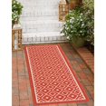 thumbnail image 4 of Outdoor Khence Collection Area Rug Teal - 9'x12', 4 of 5