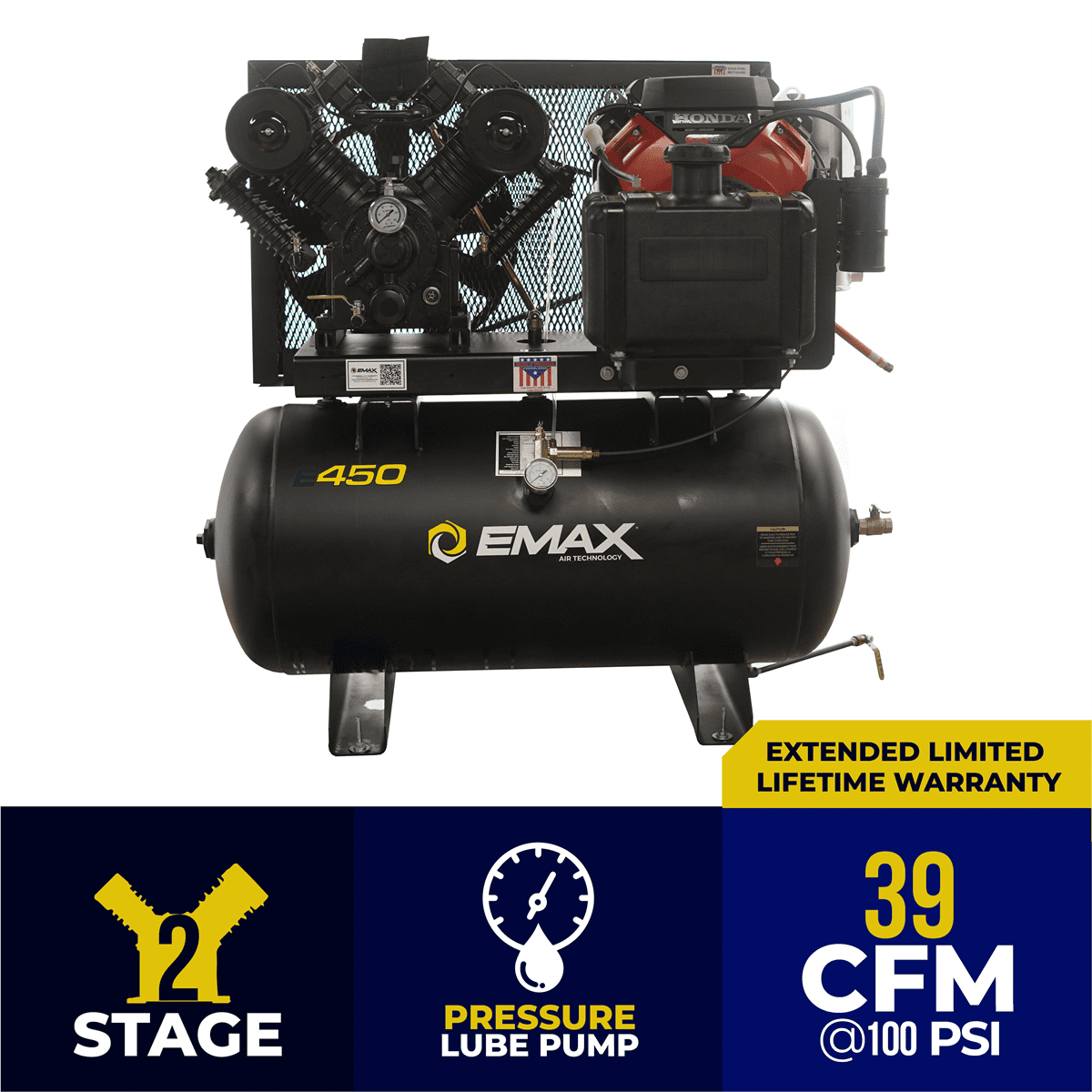 Emax Compressor Stationary Electric Air Compressor