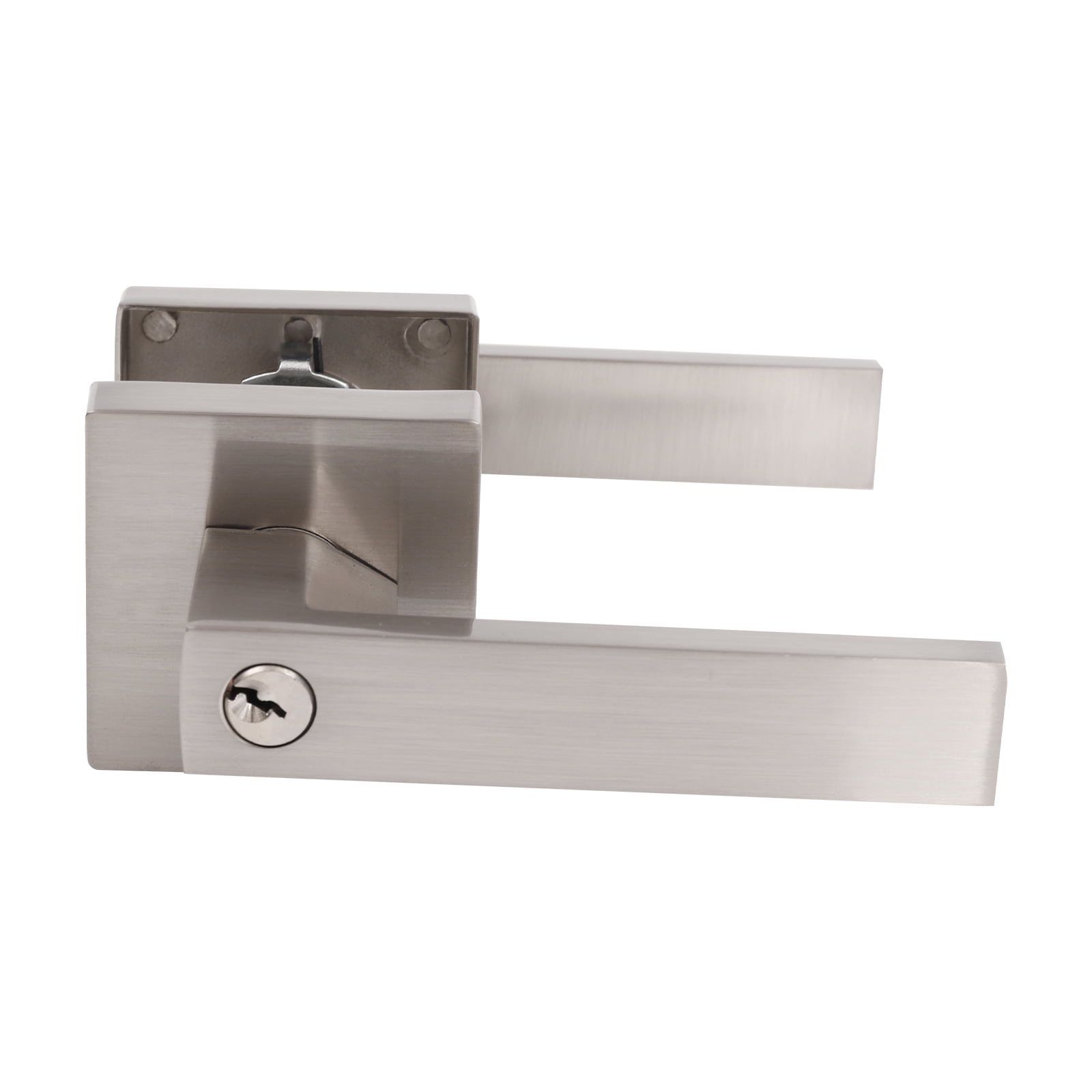 Miumaeov Electroplated Zinc Alloy Square Door Levers, Heavey