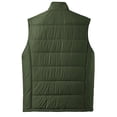 thumbnail image 5 of Port Authority J709 Mens Puffy Vest, Olive & Cayenne - 3XL, 5 of 5