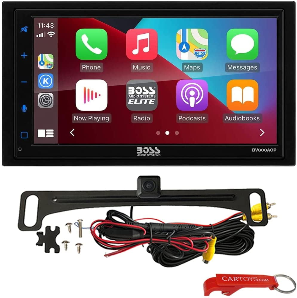 BOSS Audio Elite BV800ACP 2DIN Car Stereo, Apple CarPlay Android Auto