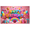 1A, variant on Colorful Theme Happy Birthday Banner Rainbow Background Party Decoration for Birthday Celebration Kids Party Indoor Decoration