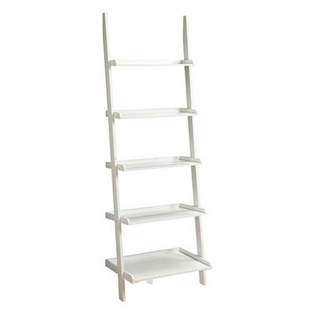 Convenience Concepts French Country Bookshelf Ladder White