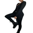 thumbnail image 3 of Combinaison une Pièce pour Femmes, Ajustée, à Manches Longues, Rehausse-Fesses, pour les Vacances, 3 of 8