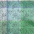 thumbnail image 1 of oneOone Velvet Sea Green Fabric Check & Sewing Craft Projects Fabric Prints By Yard 58 Inch Wide, 1 of 4