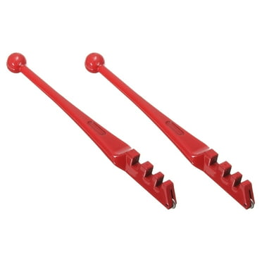 MUSEYA Durable Steel Glass Cutter for Cutting Use with Ergonomic Grip and Compact Design Red 2Pcs