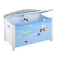 thumbnail image 2 of Guidecraft Childrens Furniture Wood Nautical Toy Box in White, 2 of 5