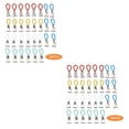 thumbnail image 4 of Clip para toallas Inteprter 30 piezas de hierro multifuncional, 4 of 6