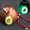 Pig, variant on Chinese Zodiac Red Rop Pendant Necklace Luminous Beads Choker For Women Men WY4-Ox