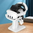thumbnail image 6 of Charging Base & Display Stand for Meta Quest 3 with RGB Ambient Light-White, 6 of 6