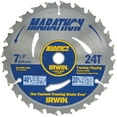 thumbnail image 2 of Irwin 24030 Circular Saw Blade, 7-1/4 in Dia, 5/8 in Arbor, 24-Teeth, Carbide Cutting Edge, 2 of 4