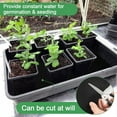 thumbnail image 2 of Estera de riego automático para plantas, estera capilar de riego automático gruesa, estera absorbente con 10 etiquetas para plantas, sistema de riego de plantas de vacaciones, 2 of 5