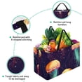 thumbnail image 3 of Jellyfish Reusable Foldable Oxford Cloth Grocery Storage Bag Laundry Bag Toy Basket Large Capacity Bag, 3 of 7