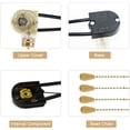 thumbnail image 3 of 4 Pack Pull Switch Desk Bathroom Light Fan Switch Home Decor Pull Switch, 3 of 5