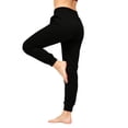 thumbnail image 6 of Maean Womens Pants Elastic Waist Drawstring Cropped Joggers with Pockets Loose Casual Running Pant, 6 of 7