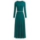 thumbnail image 1 of Vestido PRETTYGARDEN Conjunto de Top Corto de Punto Acanalado y Falda Maxi para Mujer XL, 1 of 7