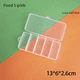 thumbnail image 4 of Caja de almacenamiento de escritorio con 10, 15 y 24 botones transparentes para accesorios de pesca, joyería y cosméticos, 4 of 5