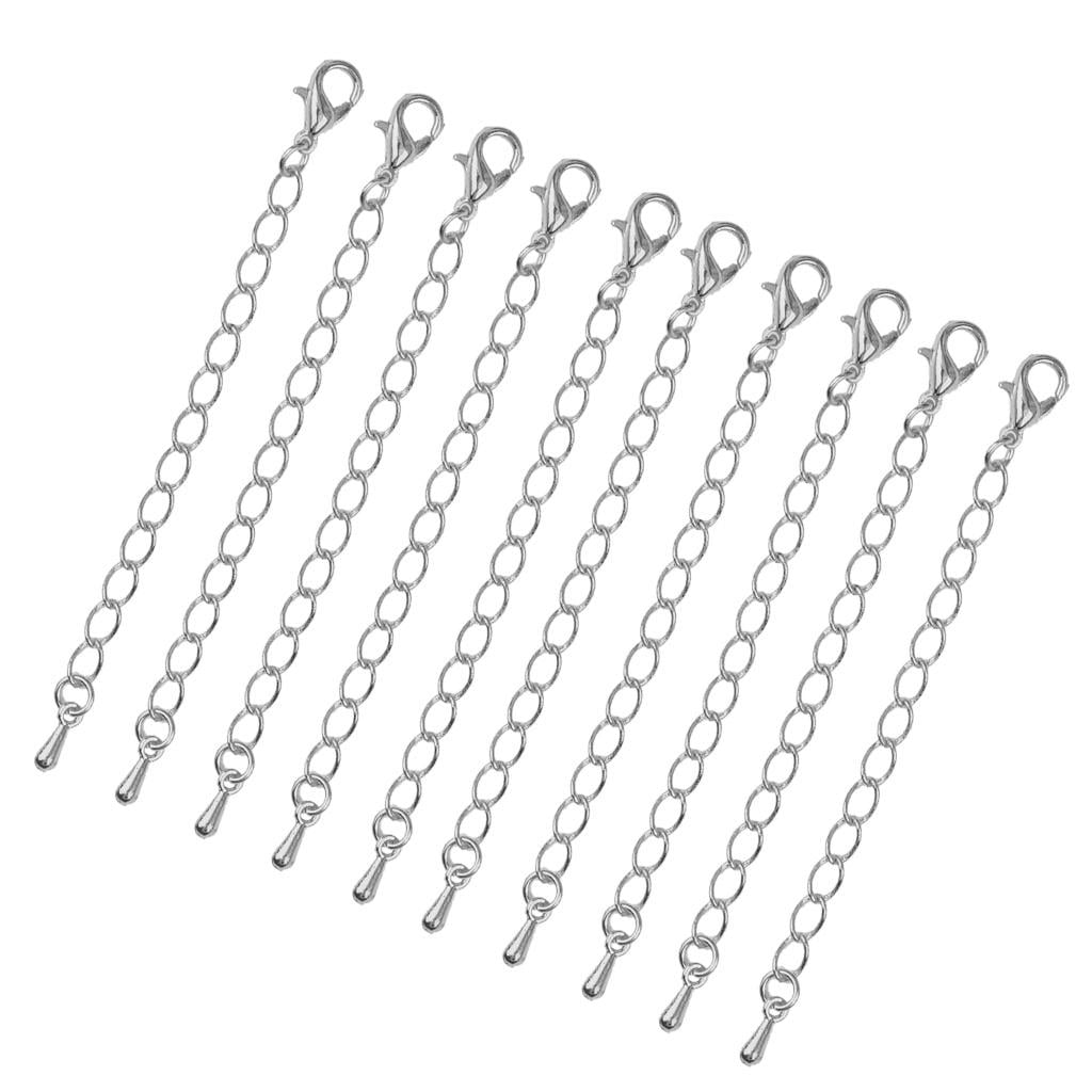 Alloy Extender Extension Chains DIY Necklace Bracelet Jewelry 10 Pieces