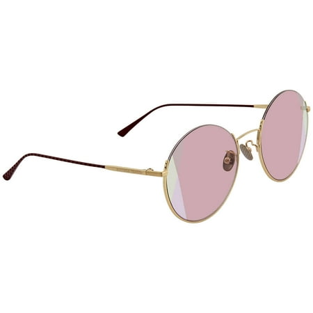 Bottega Veneta Pink Round Ladies Sunglasses BV0246S 003 57