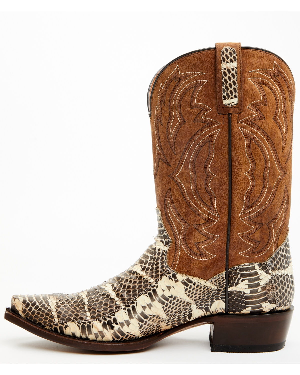 NWT DAN POST Men\'s Sz 12E GENUINE PYTHON Leather Cowboy Boots EXOTIC RARE Dan Post Men main image 3