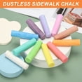 thumbnail image 3 of 8 PCS Dustless Chalk, Yellow Sidewalk Chalk Large Solid Huge Washable Street Chalk for Outdoor Adults Painting Graffiti Art, 3 of 6