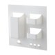 thumbnail image 1 of Estante para lavar cepillos de dientes, sin perforaciones, tocador para baño, inodoro montado en la pared, almacenamiento para inodoro, blanco, 1 of 3