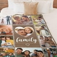 thumbnail image 4 of Fathers Day Dad Gifts Custom Blanket with Photos Father Gifts from Daughter Son, Personalized Pictures Blanket Christmas Birthday Gifts for Daddy, 4 of 6