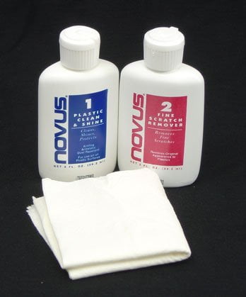 NOVUS Plastic Cleaner and Polish 2-oz Kit #1, #2