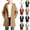 Khaki, variant on ATOGUTA Boys Winter Pea Coat Dress Coats Kids Trench Coat Winter Pea Coat with Pockets Size 5T-14 White