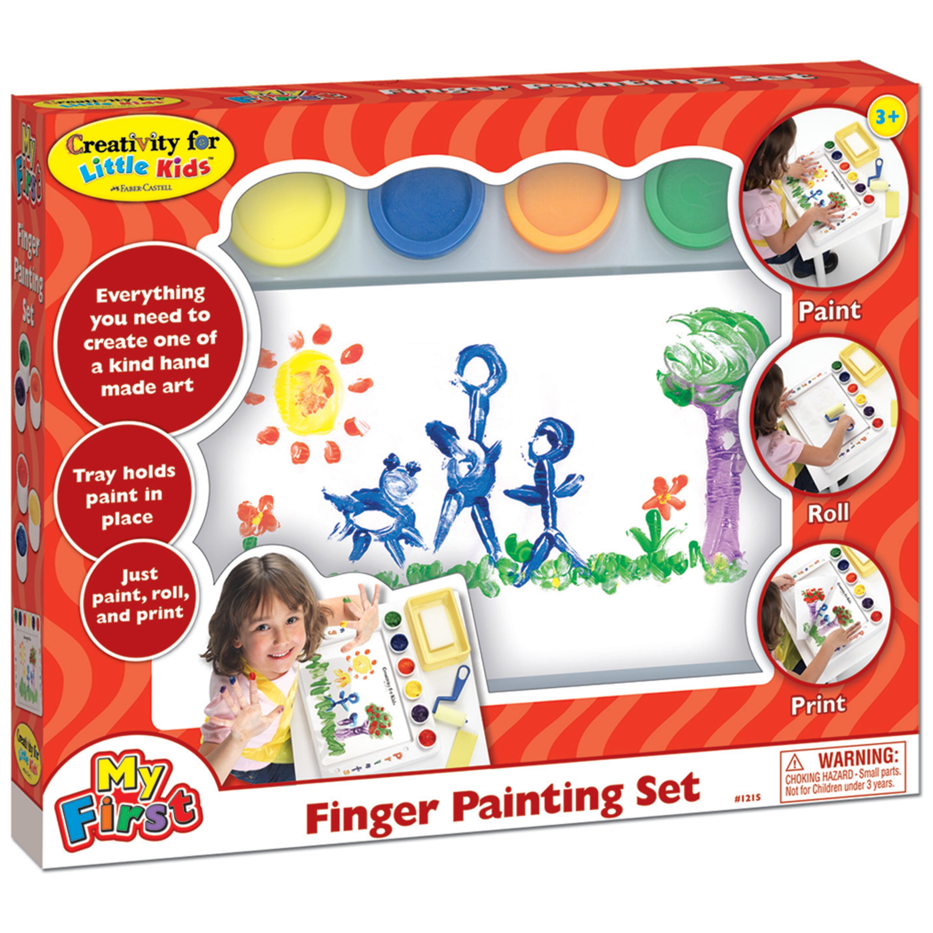 Creativity for Kids Finger Prints Finger Painting Set