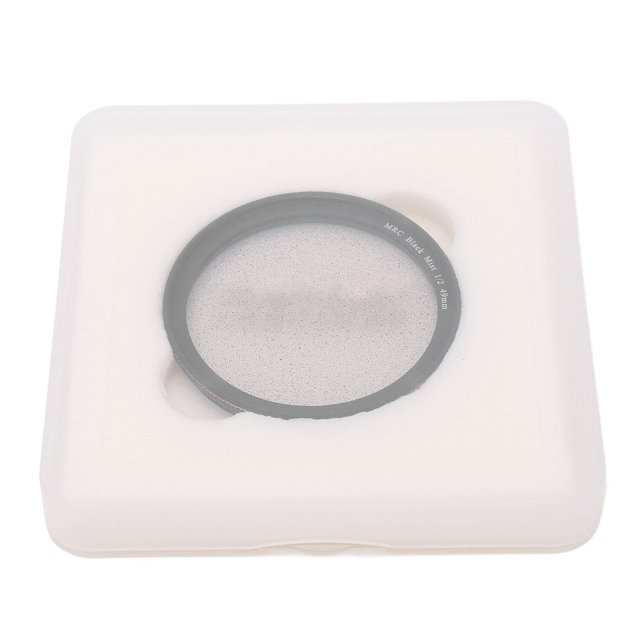Filtro de niebla negra 1/2 retrato difusor suave enfoque lente de cámara filtro resistente a arañazos para vídeo Vlog fotografía 49mm