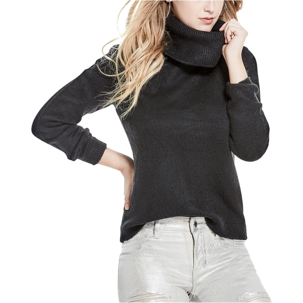 Guess suéter de punto reversible para mujer, negro, grande Guess Tejer