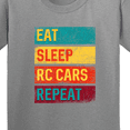thumbnail image 4 of Inktastic Rc Racing Eat Sleep Rc Cars Repeat Youth T-Shirt, 4 of 5